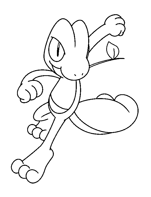 Plansa de colorat cu Pokemon 39 33